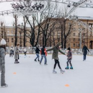 Каток «PROЛед» в саду «Эрмитаж» 2021-2022 фотографии