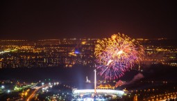 Салют на 9 мая с высоты птичьего полета 2019