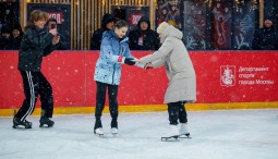 Каток на Северном речном вокзале 2023-2024