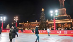 Каток в парке Северного речного вокзала 2024-2025