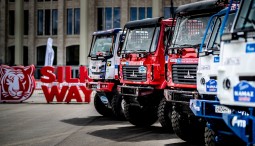 Финиш ралли «Шелковый путь» в Лужниках 2022