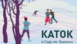Каток в саду им. Баумана 2015