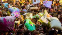 Большая битва подушками 2015
