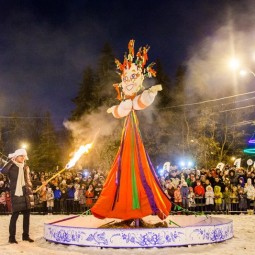 Масленица в парке «Сокольники» 2016