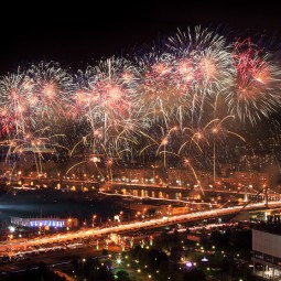 Салют на День города Москвы 2018