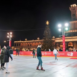 Каток в парке Северного речного вокзала 2024-2025