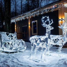Усадьбы Деда Мороза в парках Москвы 2023-2024