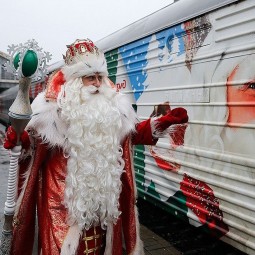 Поезд Деда Мороза в Москве 2022