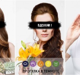 Сенсорная экспозиция «Прогулка в темноте»