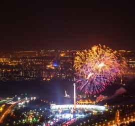 Салют на 9 мая с высоты птичьего полета 2019