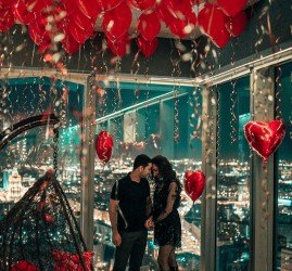 Романтическое свидание на 67 этаже