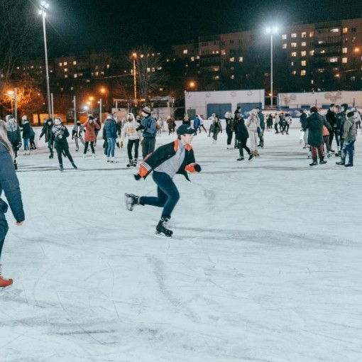 Каток в парке &laquo;Ангарские пруды&raquo; 2022-2023
