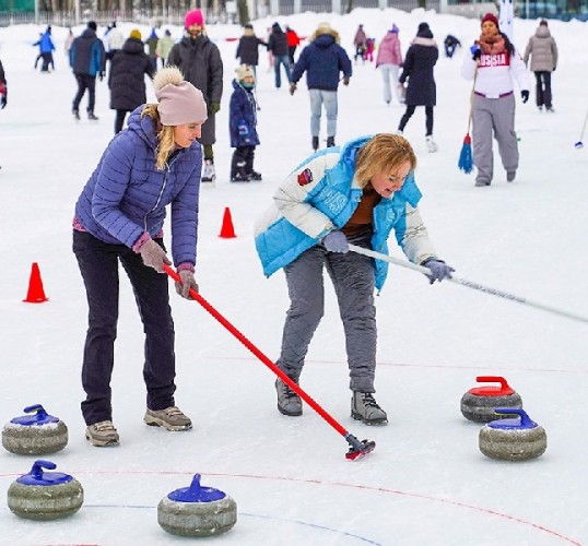 Зимний день московского спорта в Лужниках 2024