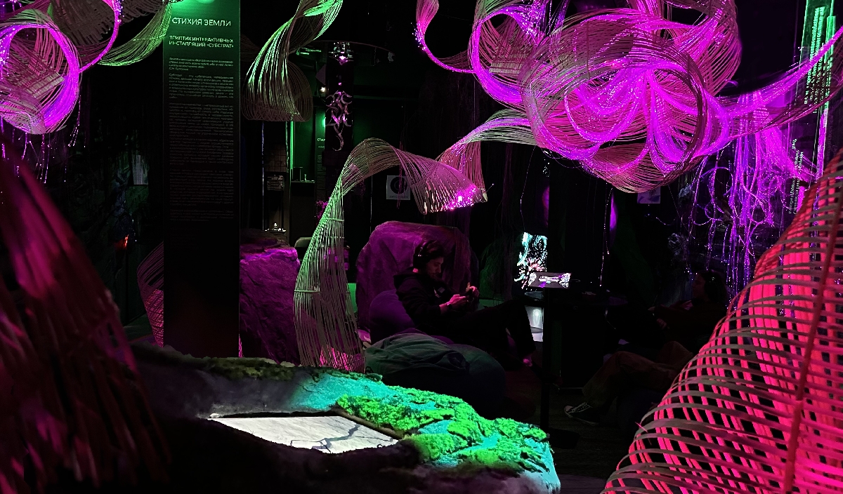 Иммерсивная мультимедиа выставка «SENSE. Почувствуй стихии»