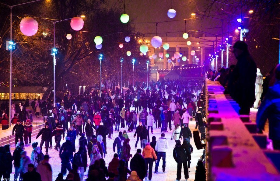Открытие зимнего сезона в Парке Горького 2015