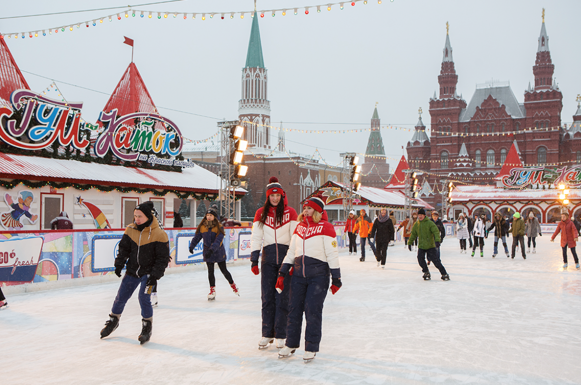 Москва каток на красной площади 2023
