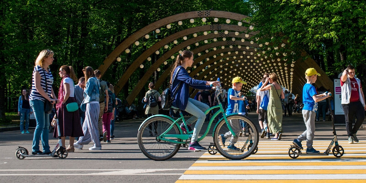 Прокат велосипедов в парках Москвы 2021