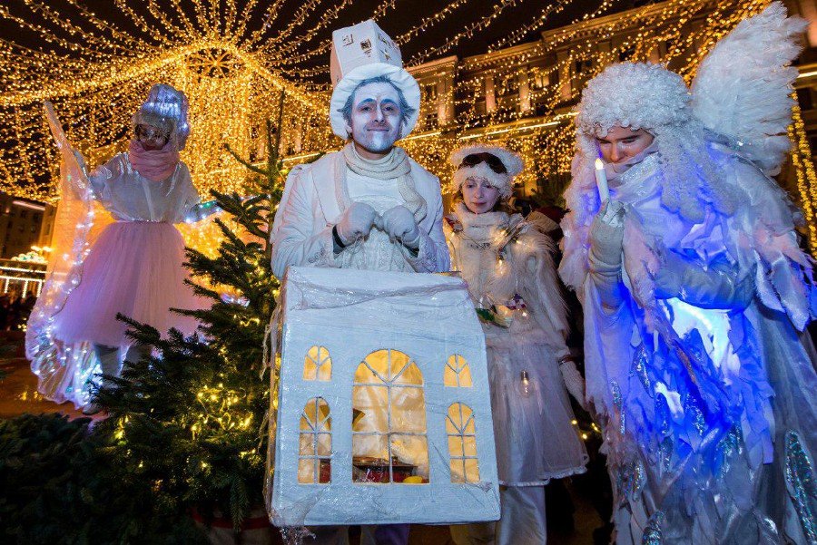 Рождество в парках Москвы 2018