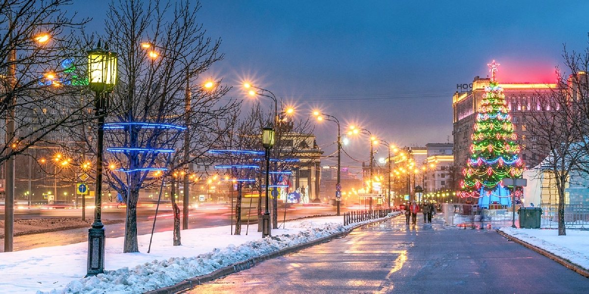 Новогодняя ночь 2019 в парках Москвы