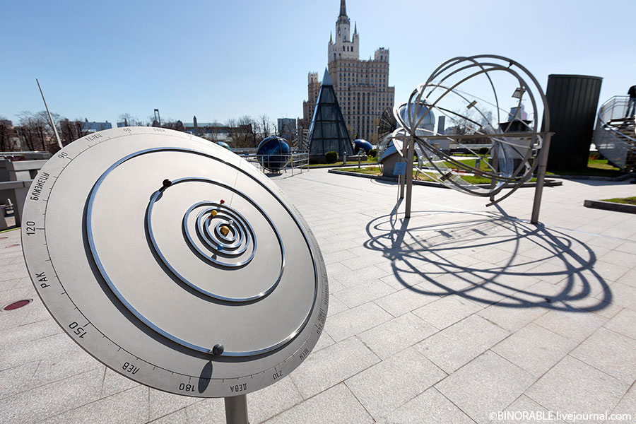 Астрономическая площадка «Парк неба» в Московском Планетарии 2021