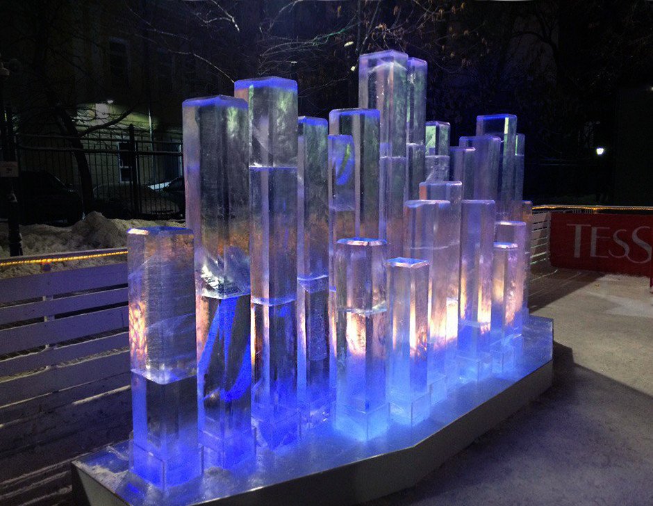 Интерактивный арт-объект «Ледяной орган» 2016