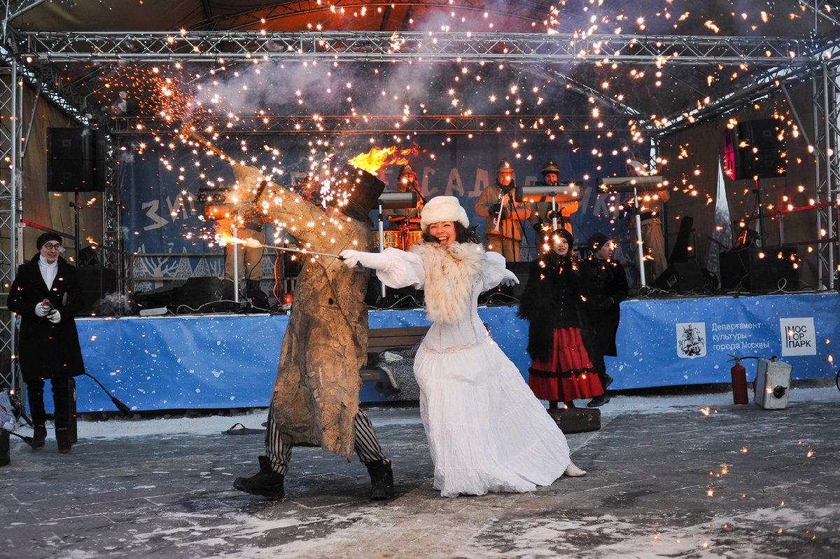 Рождество в парках Москвы 2019