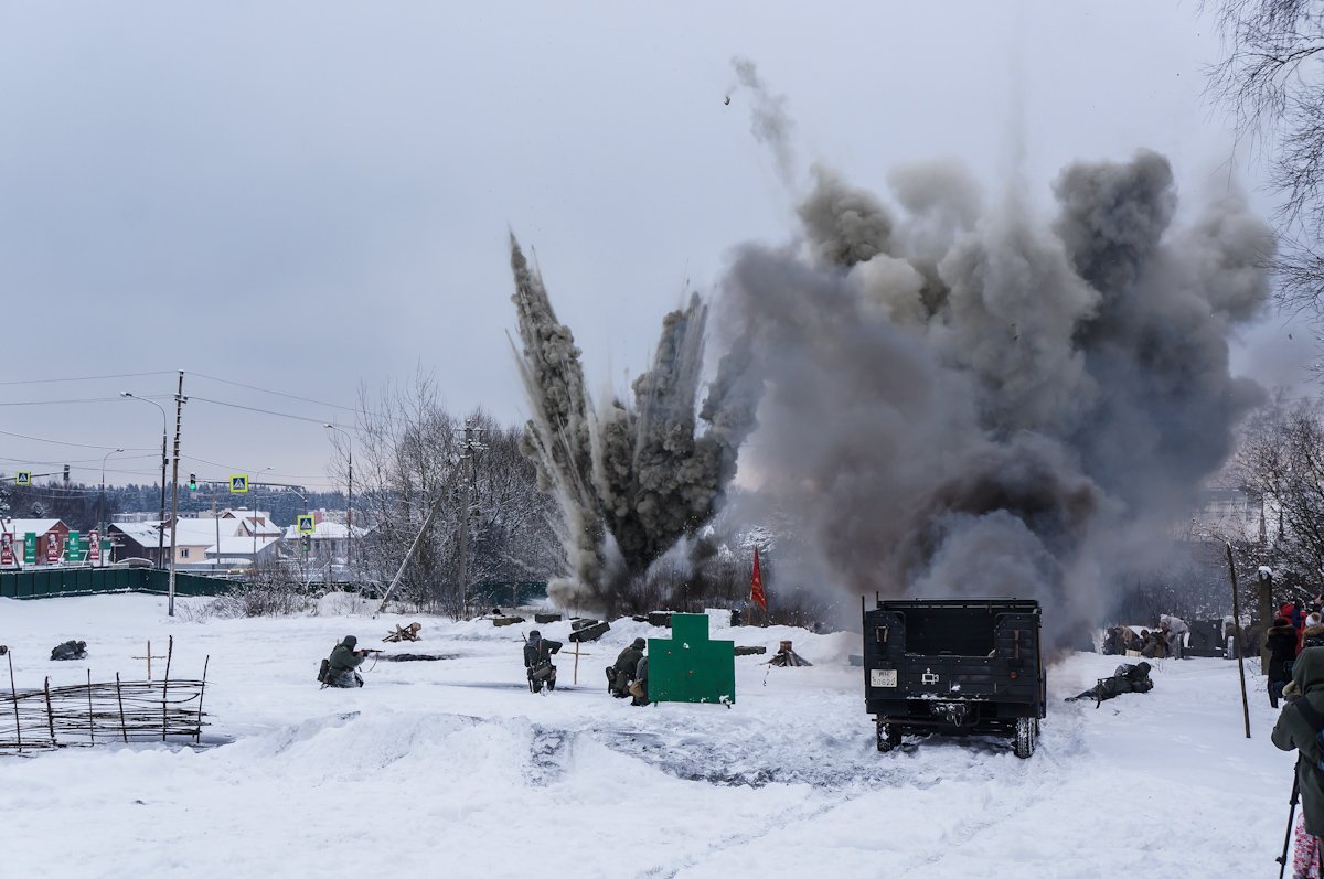 Военно-историческая реконструкция «Битва под Москвой. Контрнаступление» 2018