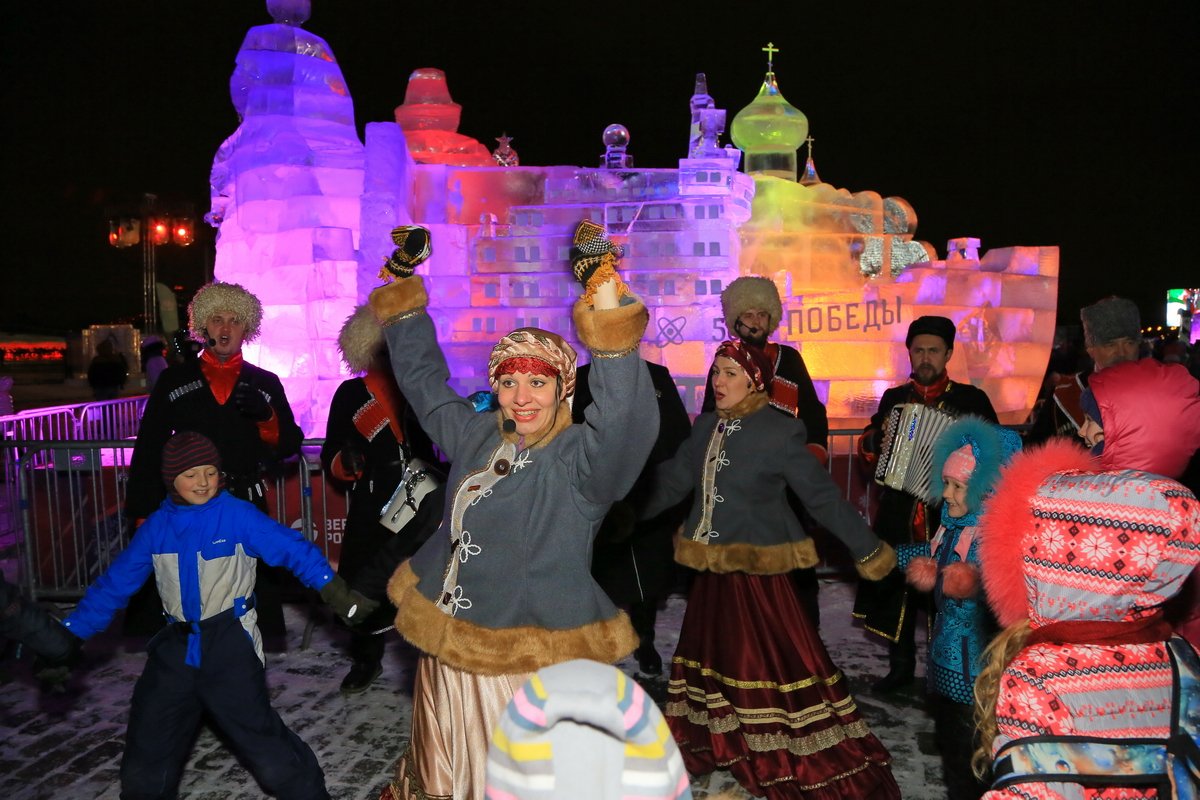 Масленица в «Ледовой Москве» на Поклонной горе 2017