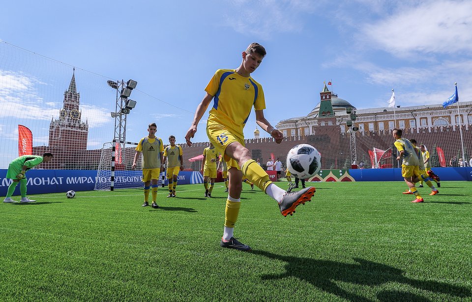 Парк футбола ЧМ-2018 на Красной площади