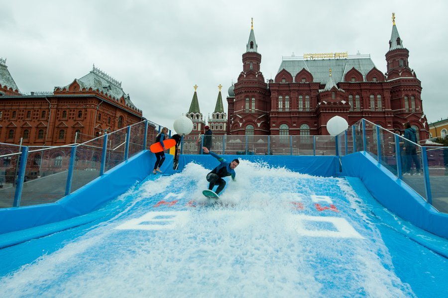 Открытие вейк-парка в центре Москвы 2017